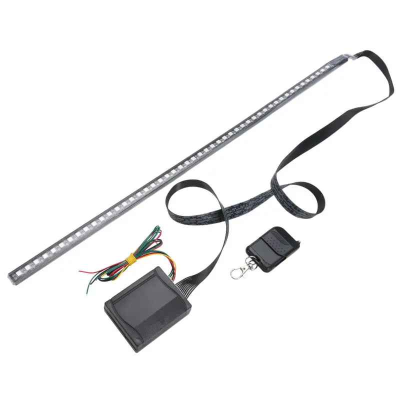 Авто 48LED 5050 SMD светильник RGB Стробоскоп Вспышка водонепроницаемый+ пульт дистанционного управления