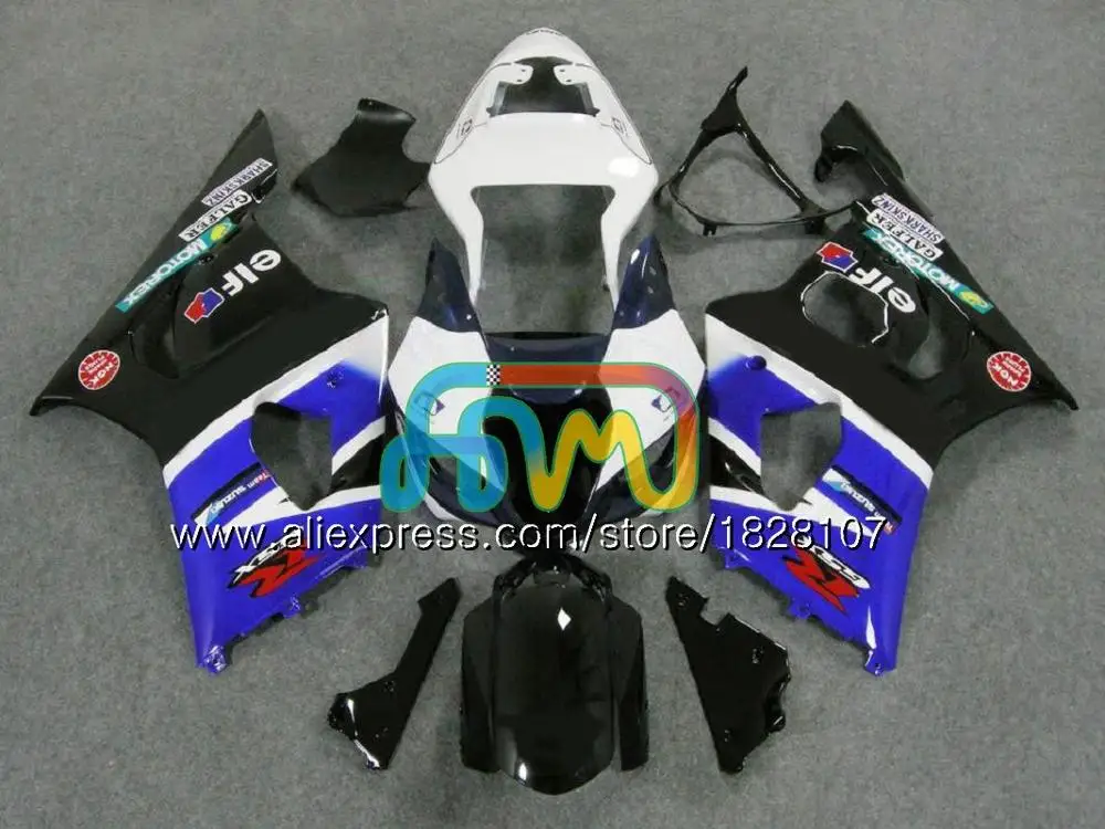 Корпус для SUZUKI GSXR-1000 GSXR1000 03 04 41BS. 6 черных масок west 1000CC GSX-R1000 GSX R1000 03 04 K3 GSXR 1000 CC 2003 2004 Обтекатель - Цвет: No. 22