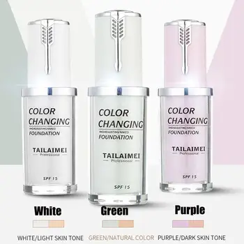 

Moisturizing Makeup Cover Base Cosmetics Primer Temperature Liquid Foundation Cream Change TSLM2 Concealer Complexion U1W3