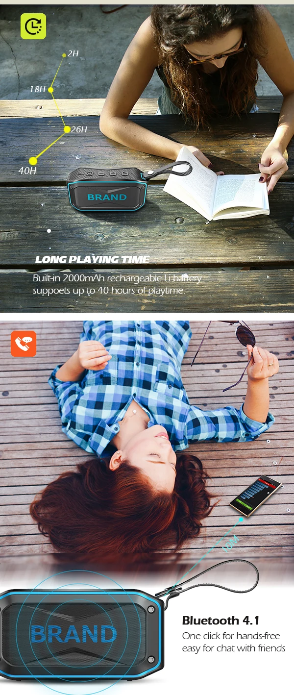 Waterproof Bluetooth Speaker EBS-505-03