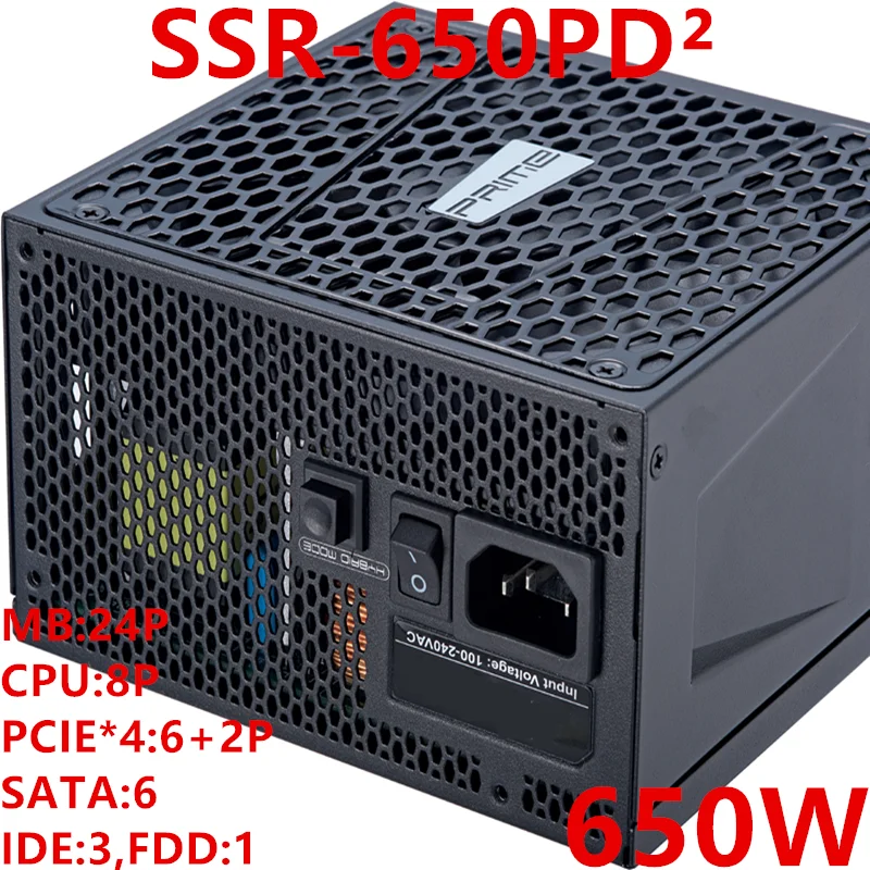 New Original Psu For Seasonic Atx Fully Modular 80plus Platinum Silent