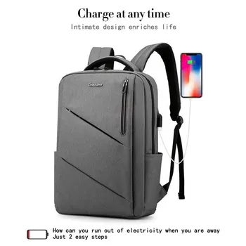 

Men Multifunction Anti Theft Backpack 15.6" Inch Laptop Usb Charging Backpacks Waterproof Schoolbag Business Travel Bags