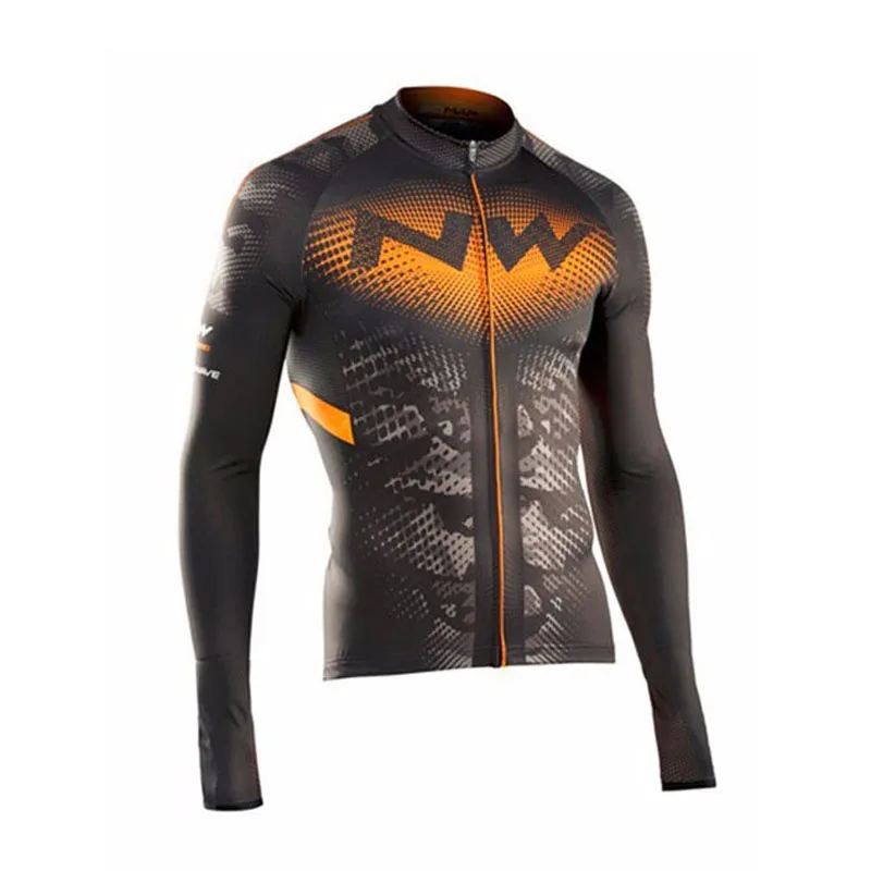 7 Northwave с длинным рукавом Майо Ropa Ciclismo Велоспорт Джерси осень горный велосипед одежда/гоночный велосипед одежда для велоспорта - Цвет: 7