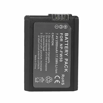 

2000mAh NP-FW50 NP FW50 Camera Battery + LCD USB Dual Charger for Sony Alpha a6500 a6300 a6000 a5000 a3000