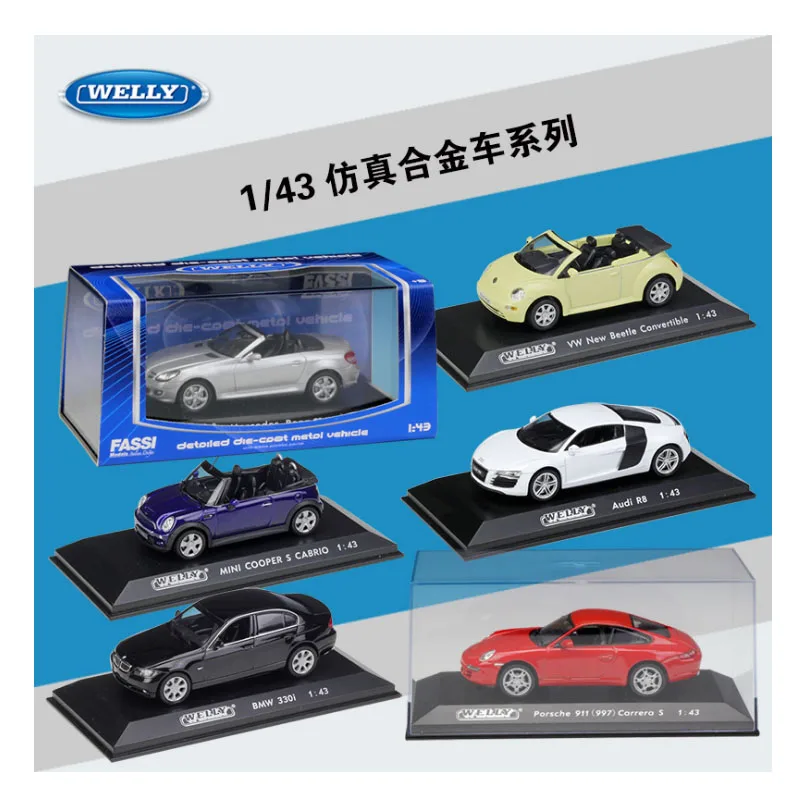 Модель автомобиля из 1:43 сплава, Welly Alfa 147, рестайлинг, металлическая Игрушечная машина, детская игрушка, коллекция для взрослых, литые автомобили, высокая имитация автомобиля