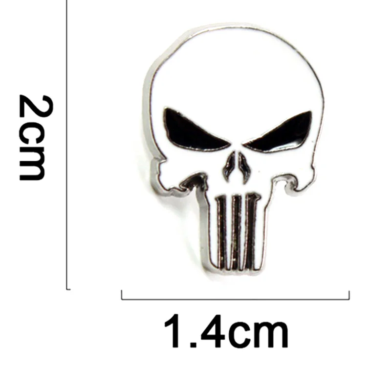 The Avengers Punisher brooch Lapel Pin Enamel Pins and Brooches backpack bags badge clothes Gift for Women Kids fashion jewelry