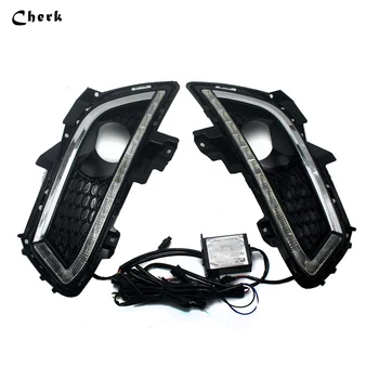 

For Ford Mondeo Fusion 2013 2014 2015 2016 LED DRL Day Light Daytime Running Light Waterproof Fog Lamp Free shipping