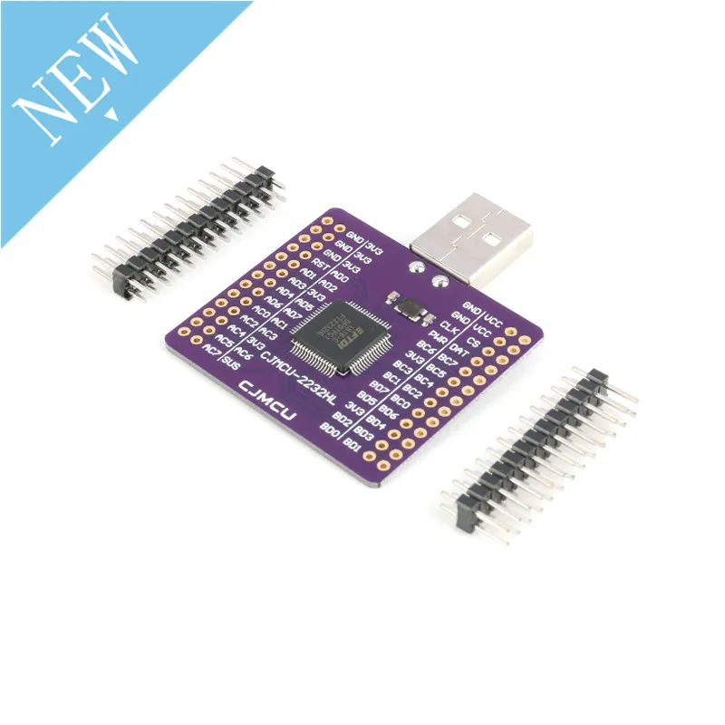 FT2232HL USB Поворот UART FIFO SPI I2C JTAG RS232 CJMCU-2232 CJMCU-2232HL USB к UART двухканальная Внешняя память