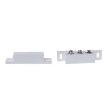 

NC NO Magnetic Contact Switch Door Sensor Wired Metal Roller Shutter Door Home Alarm System