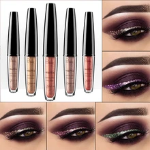 Жидкая гелевая подводка для глаз, водостойкая блестящая белая подводка для глаз, карандаш с блестками для глаз, Featival, макияж, косметический пигмент, серебро, розовое золото, Gree