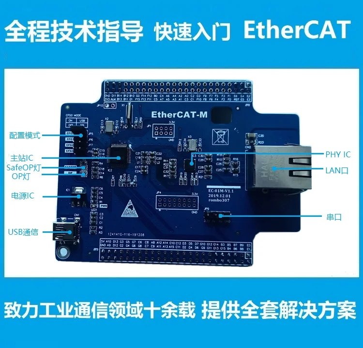 US $204.25 Ethercat Master Station Development Board Learning Board STM32F407 Backplane Core Board Industrial Ethernet Bus