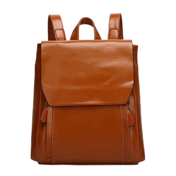 

Ladies Fashion Backpack Teen School Bag College Style Backpack Travel Backpack Brown
