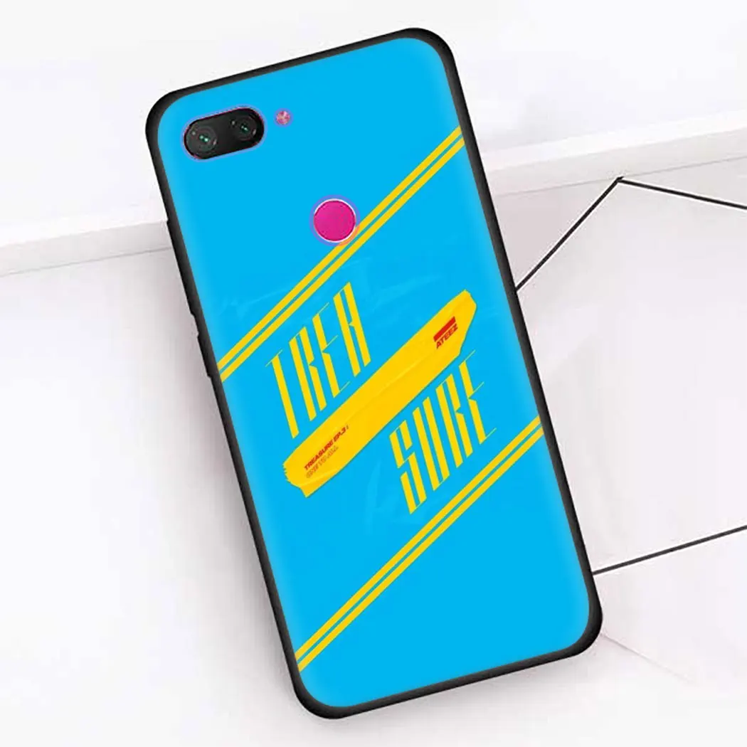 Мягкий силиконовый чехол для Redmi Note 5 6 7 8 Pro 5A 8T Prime 4X K30 Poco X2 черный телефона ATEEZ