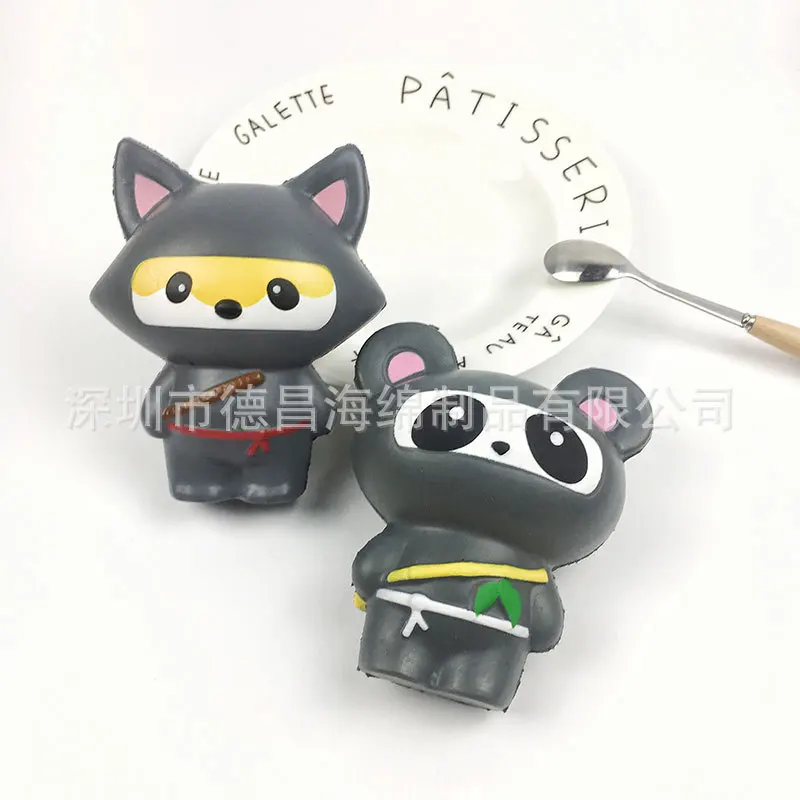 

Customizable Pu Ninja Cat Squishy Toys Squishy Model Doll Children Relaxation Vent Toy