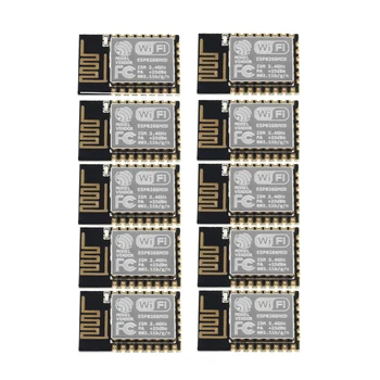 

10PCSESP8266 ESP-12E Serial WIFI Model ESP-12F Upgrade Remote Wireless WIFI Module ESP12 4M Flash