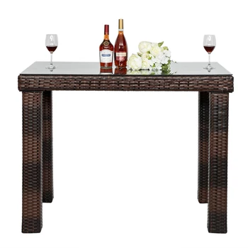 

122 x 76 x 91CM Bar Table Casual Home Restaurant Cafe Tea Shop Bar