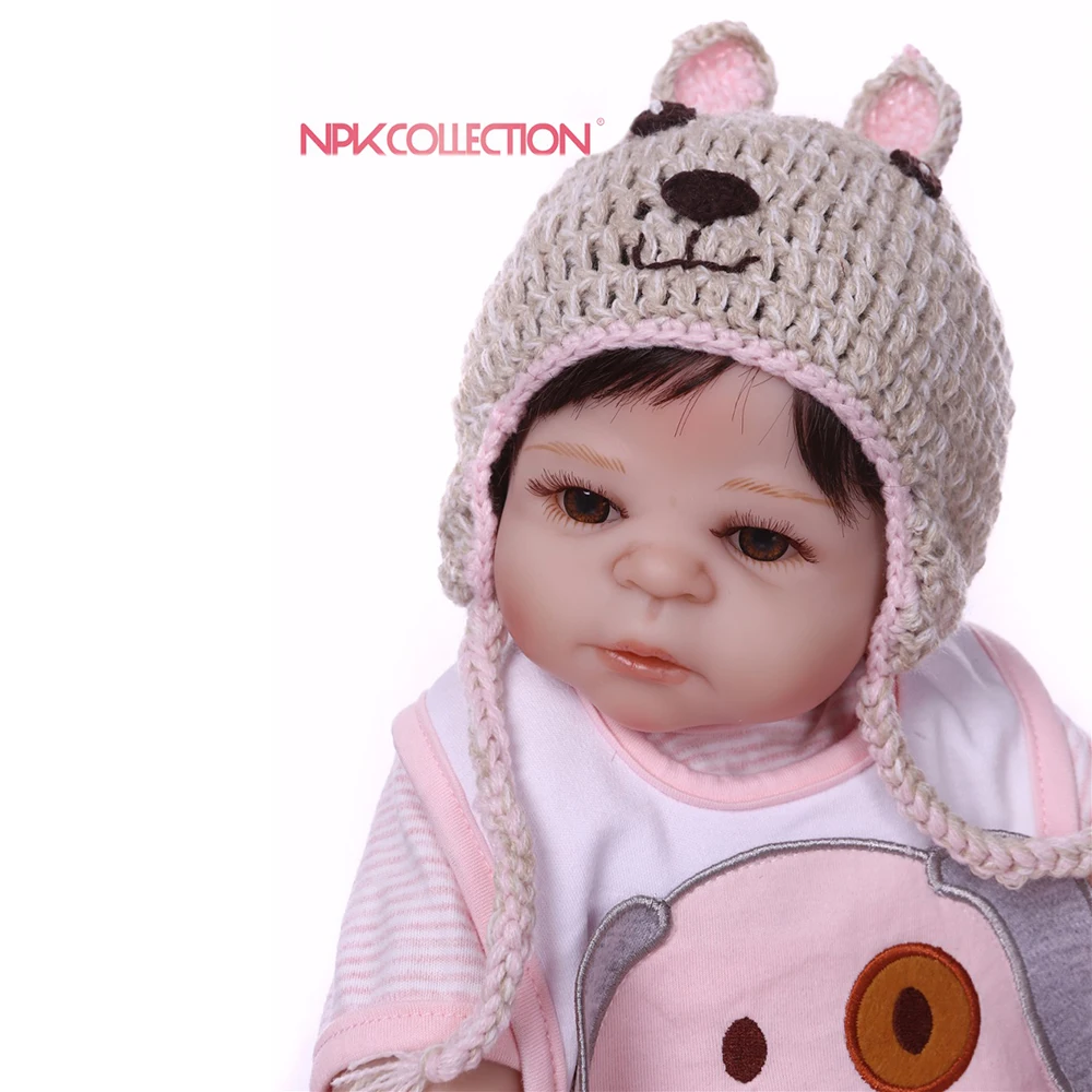 NPK Brand Boneca Reborn Doll Full Silicone Vinyl Body Reborn Baby Doll Toy Lifelike Child Xmas Birthday Gift Bath Toy Waterproof