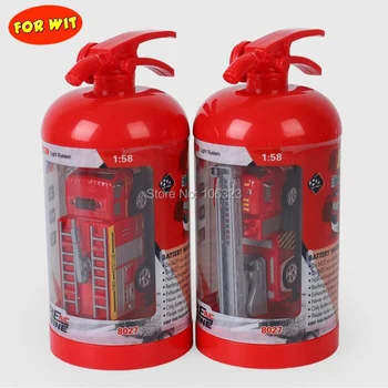 

10pcs RC Fire Rescue Model Toys, Children Kids Grownups Hot Multi Purpose Radio Control Fire Truck with Play Parts Real Sound