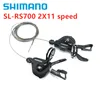 Shimano-palanca de cambios rs700 sl-RS700 para bicicleta de carretera, accesorios de bicicleta de 11 velocidades, 2x11 velocidades, color negro ► Foto 1/5