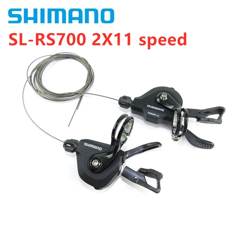 Shimano набор рычагов переключения скоростей для дорожного велосипеда rs700 2x11 черный