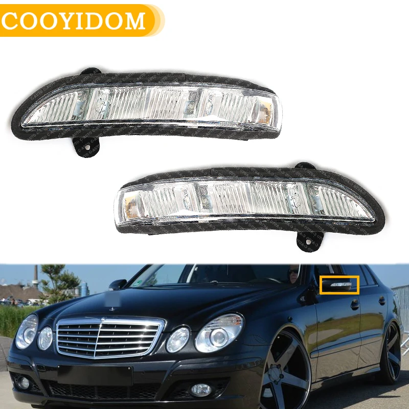 Car Rearview Side Mirror Turn Signal Lights For Mercedes Benz W211 W221