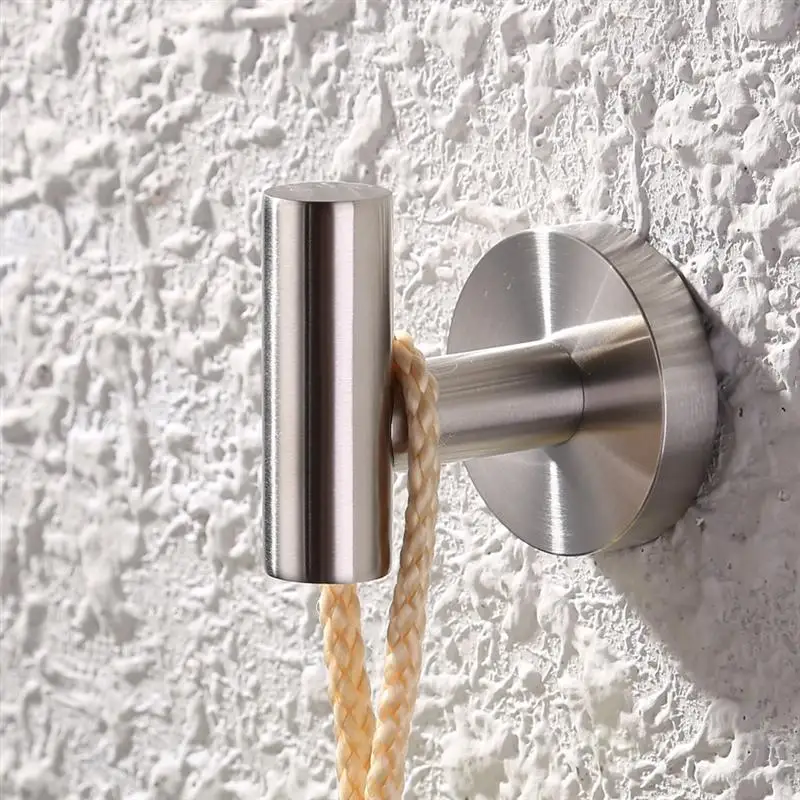 304 крючок для одежды из нержавеющей стали, простой современный крючок для халата, настенный крючок для полотенец для ванной комнаты, гостиной