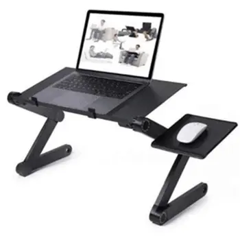 

Portable adjustable laptop table for foldable Laptop Desk Computer mesa para notebook Stand Tray For Sofa Bed Black