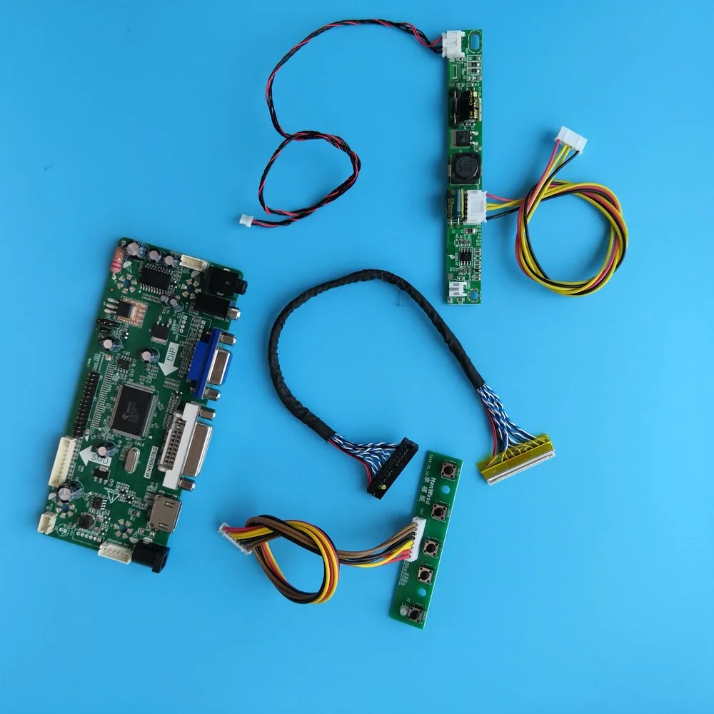 Kit para M185xtn01.3 M185xtn01.0 M185xtn01.1 Lcd Led Tela Controlador Driver Placa Hdmi-compatível Dvi Vga Áudio Lvds Painel