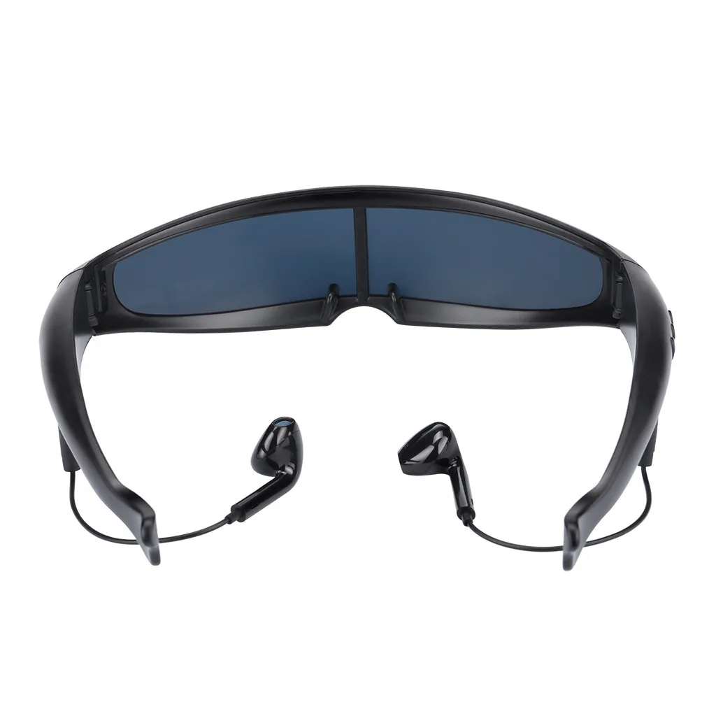 Эргономичные поляризованные очки солнцезащитные очки bluetooth-стереонаушники спортивная Гарнитура Bluetooth Смарт очки HD 120-180 мАч - Цвет: Синий