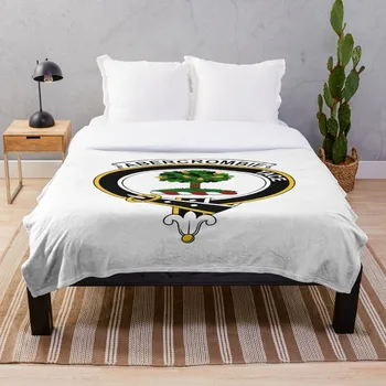

Scottish Crest Badge Abercrombie Or Abercr Throw Blanket Soft Sherpa Blanket Bed Sheet Single Knee Blanket Office Nap Blanket