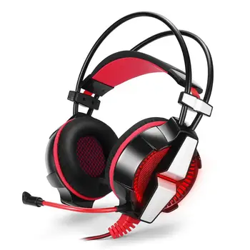 

PS4 Gaming Headset Headphone 3.5mm Game Earphone Headband with Mic Stereo Bass LED Light for PC Computer Laptop Mobile Phones