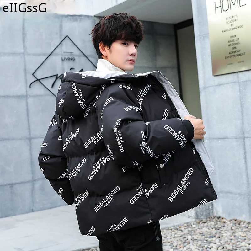 Mens Winter Jackets and Coats Male Parka Thick Warm Solid Color Men's Coat Padded Overcoat Outerwear Windbreakers Parkas for Men 2021 men harajuku solid color coat winter jacket mens streetwear hip hop parka korean black warm thick jackets fashion clothes