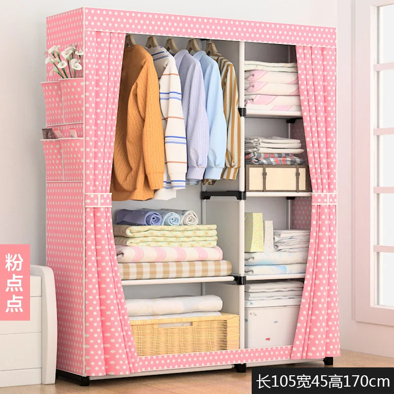 Multipurpose Non-woven Cloth Wardrobe Folding Portable Clothing Storage Cabinet Dustproof Cloth Closet Home Furniture Multipurpose Non-woven Cloth Wardrobe Folding Portable Clothing Storage Cabinet Dustproof Cloth Closet Home Furniture