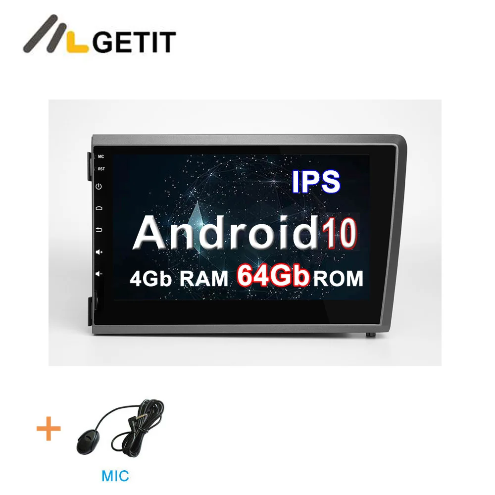 4G-RAM 64G-ROM Android 10 DSP ips Автомобильный gps стерео Мультимедиа Радио для Volvo S60 V70 XC70 2000-2004 - Цвет: 4G-RAM 64G-ROM