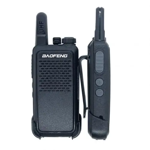 2 шт. Baofeng BF-666S мини иди и болтай Walkie Talkie “иди и USB для быстрой зарядки 5 Вт UHF 400-470 МГц Любительская Портативный радио комплект Woki токи BF-666S 10 км - Цвет: US Plug