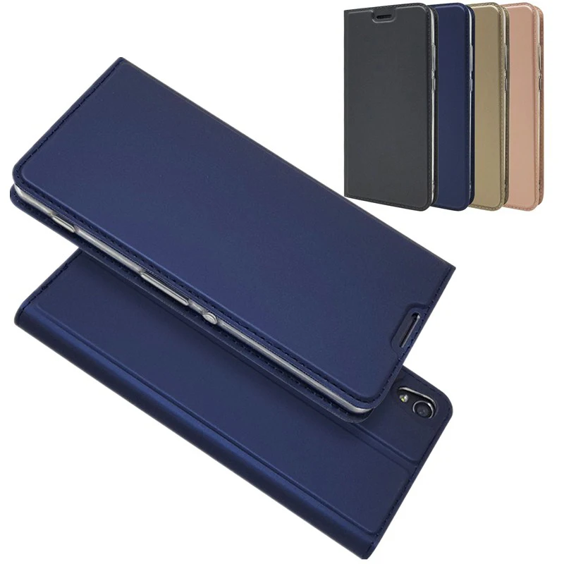 HereCase For Sony Xperia Z5 XP XA XA1 XA2 Ultra XZ XZ1 XZ2 Compact Slim Magnetic Voltage Leather Card Slot Flip Stand Case Cover | Мобильные