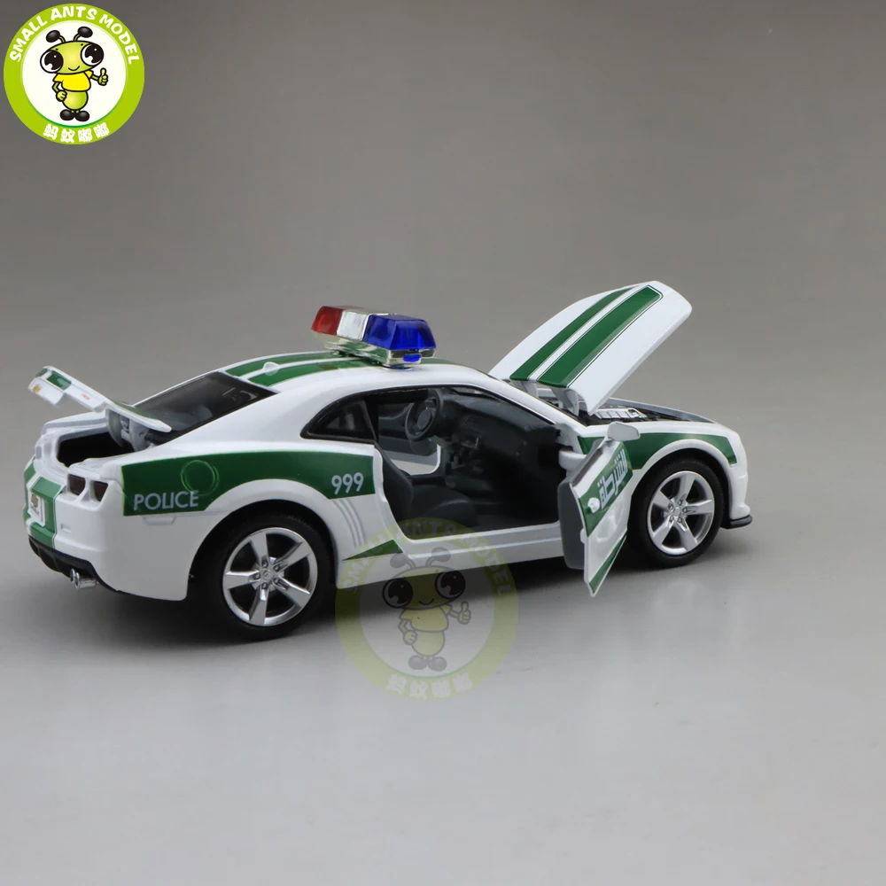 1/32 Chevrolet Camaro Poli ce машина литая под давлением Модель автомобиля игрушки Дети Мальчики Подарки