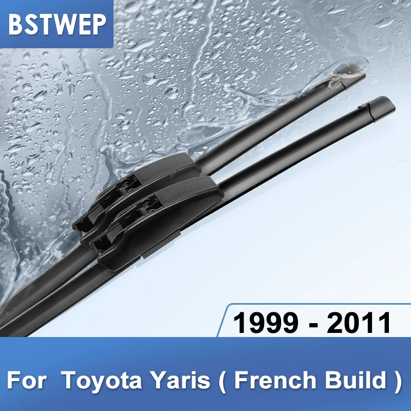 BSTWEP Wiper Blades for Toyota Yaris French Built Fit Hook Arms Model
