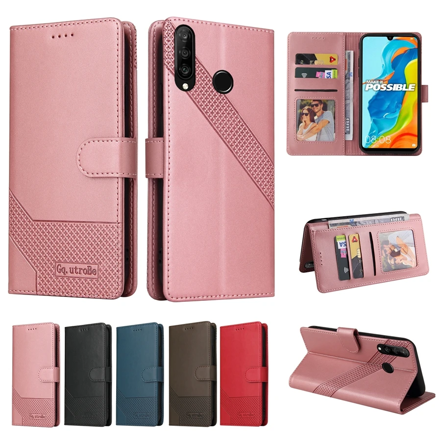 Противоударный кожаный чехол-бумажник для Huawei P40/P30/P20 Lite/Pro P Smart Z/2019/2021 Y7A Y9 Prime Honor 9X Pro 10Lite 10X Lite 20S