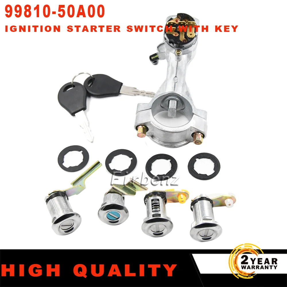 1Set Ignition Starter Switch with 2 Keys for Nissan For Patrol GQ Y60 1988-1998 switch Sentra B12 1986-on 99810-50A00 | Автомобили и