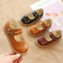 Школьная обувь для девочек; летние детские повседневные сандалии в богемном стиле для девочек; модная детская обувь на плоской подошве; Chaussure Enfant Fille; кожаная обувь