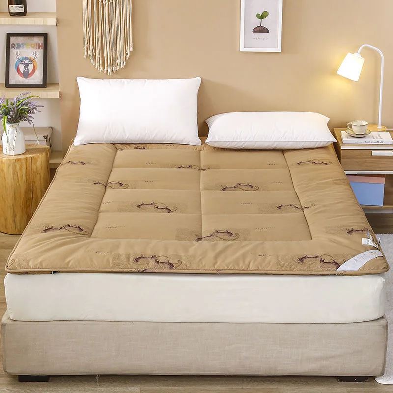 VESCOVO Australian Wool Mattress Pad Tatami Student Dormitory Single Double Bed Topper Warm Mat 180*200 150*190 | Мебель