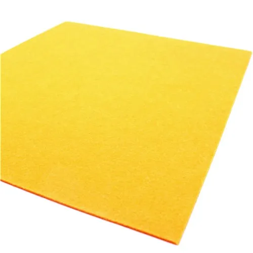 yellow 2 шт 2 мм толщина 30*30 см войлочная ткань DIY ремесло для детей ручной работы фетровые цветы игрушки куклы декоративные скрапбукинги Рождественский войлок - Цвет: yellow