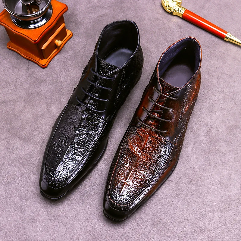

2020 Spring Rush Martin Boots Men's Boots MEN'S Short Boots Leather Boots High Shoes Men England Retro Workwear