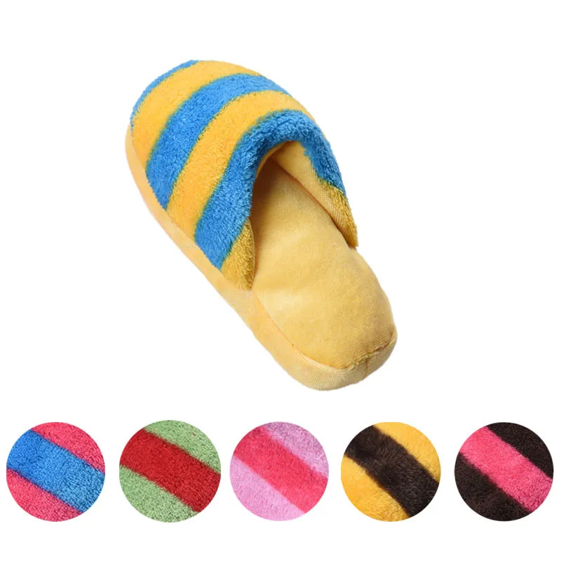 Домашнее животное игрушка с пищалкой Плюшевые тапочки в форме щенок Звук