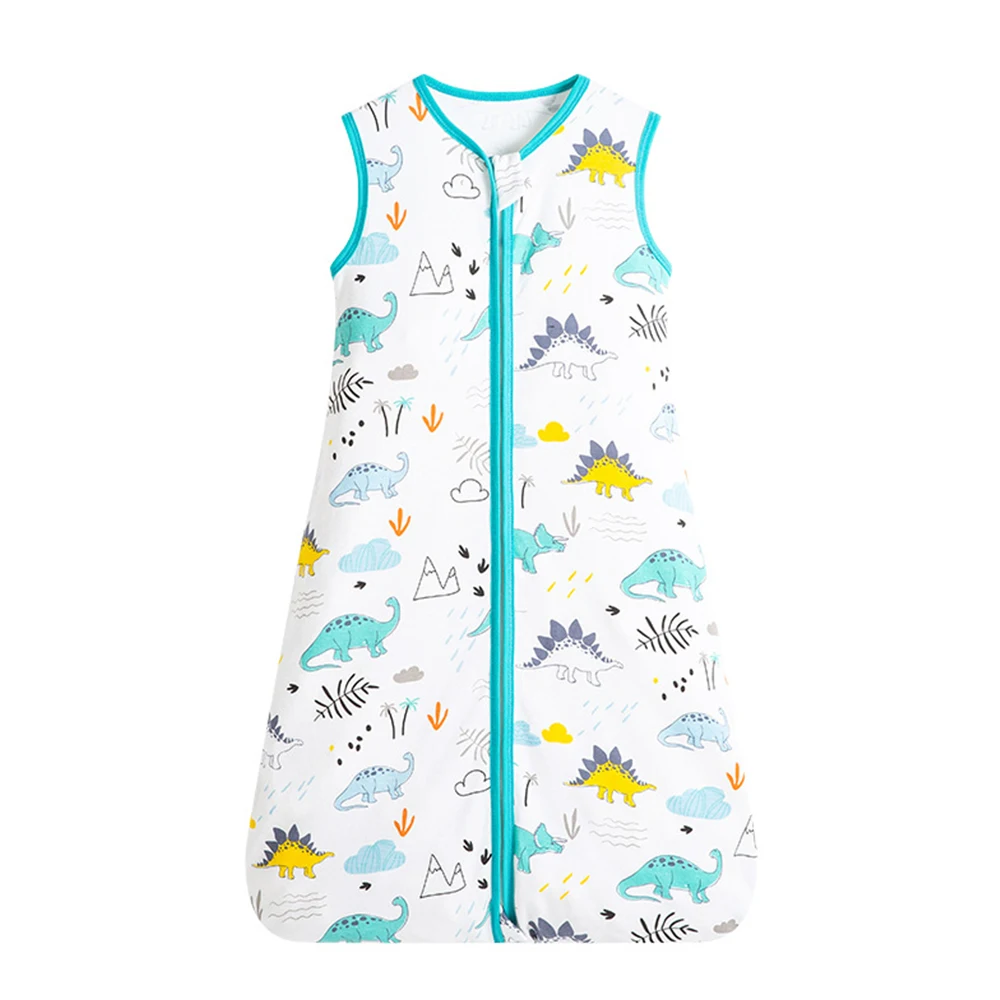 Baby Sleeping Bag Cotton Gauze Sleeveless Vest Newborn Child Anti-kick By The Baby Summer Thin Air-conditioned Room Full Moon 4