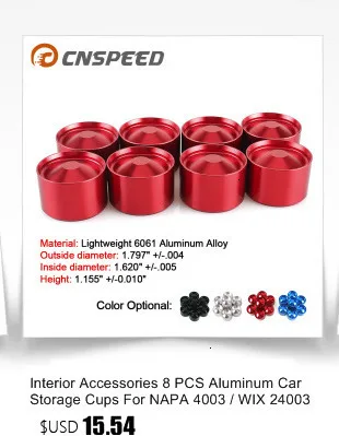 1/2-28 5/8-24 Single Core Racing Car Fuel Filter for NAPA 4003 WIX 24003 Solvent Fuel Filters 7075 Aluminum Only For Car