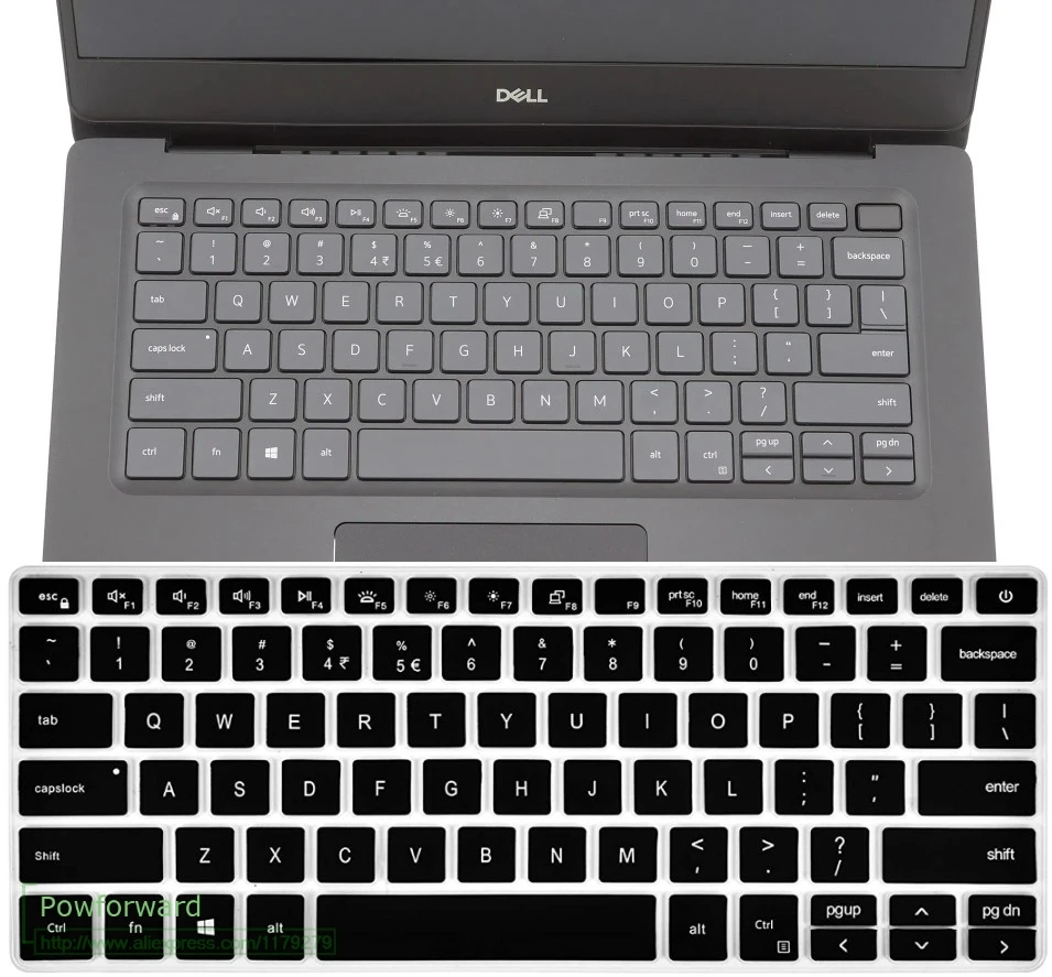 Защитная крышка для клавиатуры ноутбука Dell Inspiron 13 5000 7000 5390 5391 7390 7391 Vostro 14 5490 |