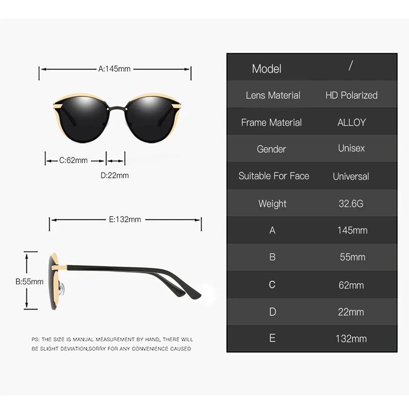 VIAHDA, кошачий глаз, солнцезащитные очки для женщин, поляризационные, модные, для девушек, солнцезащитные очки, женские, Ретро стиль, солнцезащитные очки, UV400