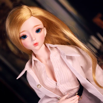 Fortune Days 1/3 bjd кукла 34 шарнир тело открытый мозги 62 см высокая последняя Изысканная Подарочная коробка Упаковка высокое качество подарок DC лати - Цвет: Glass eye